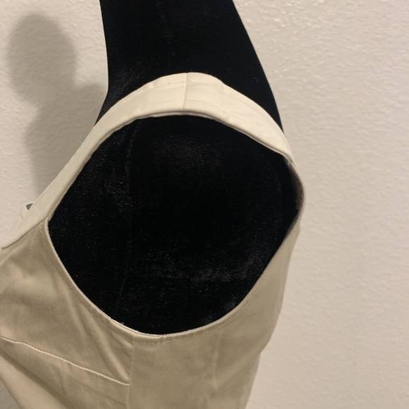 White House Black Market Tan Princess Rockabilly Sun Dress Women's Size 00 - Picture 8 of 14